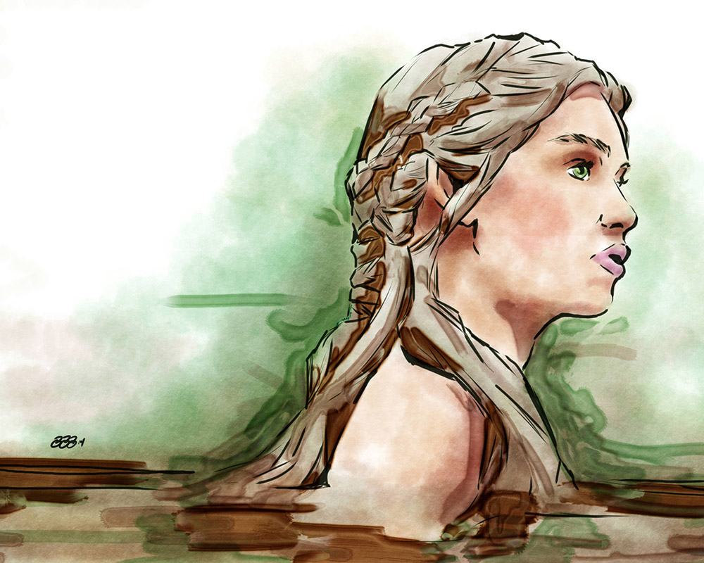 Daenerys Targaryen Watercolor