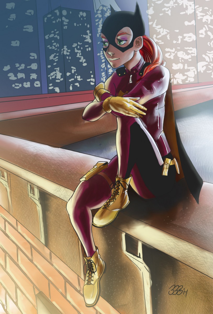 Batgirl on Rooftop